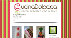 Desktop Screenshot of cucinadolce.ca